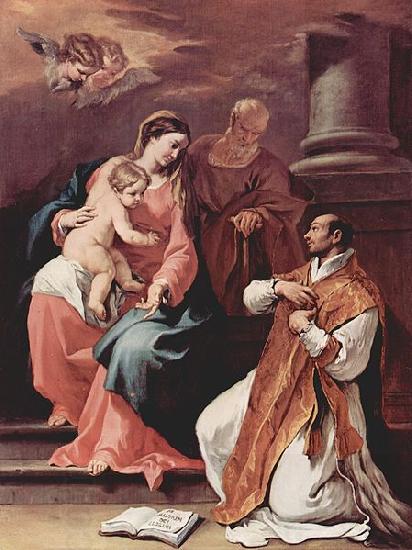 Sebastiano Ricci Heilige Familie und der Hl oil painting picture